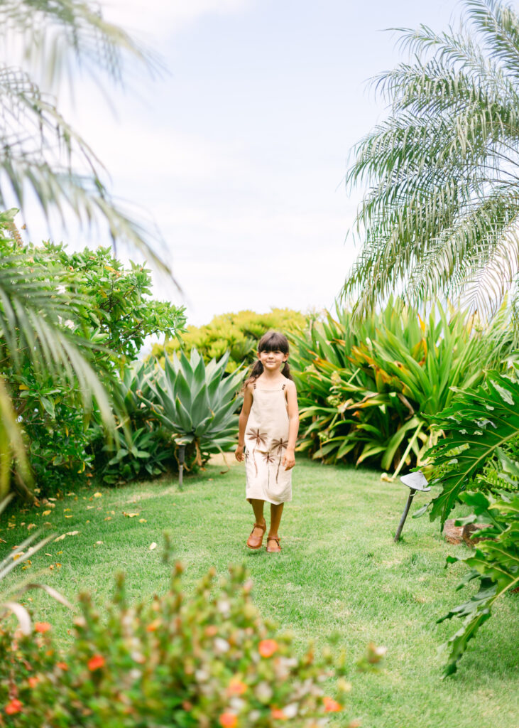 Beautiful gardens at Punakea Farm on Maui