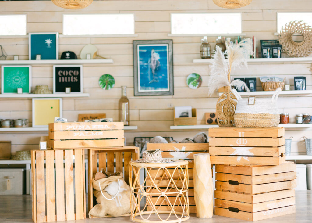Gift shop at Punakea Farm Tour and Tasting on Maui
