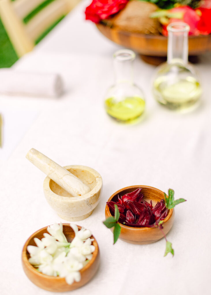 Roselle tuberose for beauty at Leiohu Lumeria retreat