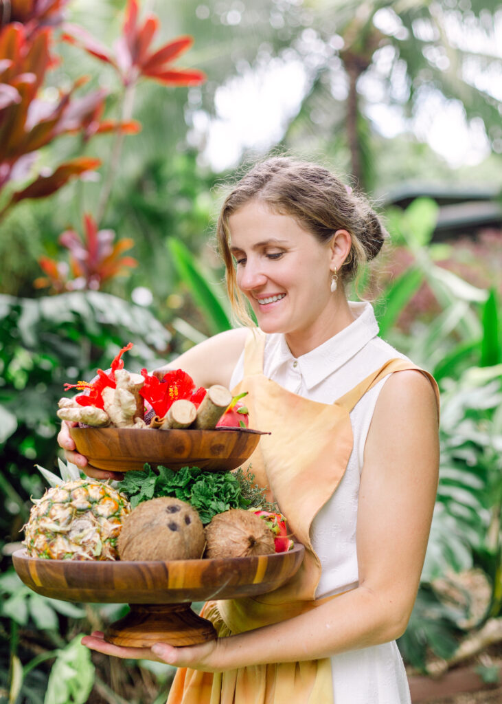 Leiohu Cosmetics workshop at Lumeria Maui