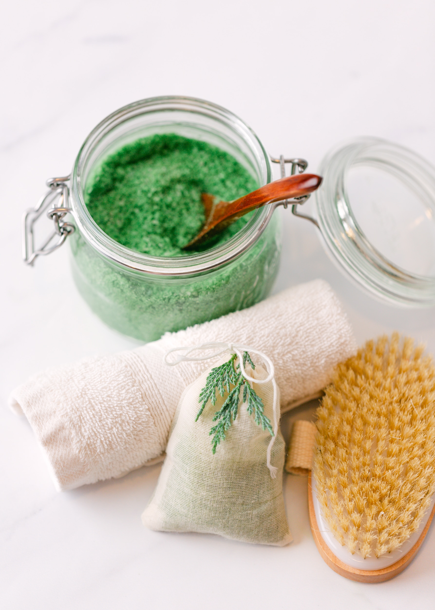 diy hinoki bath salt recipe ヒノキバスソルト
