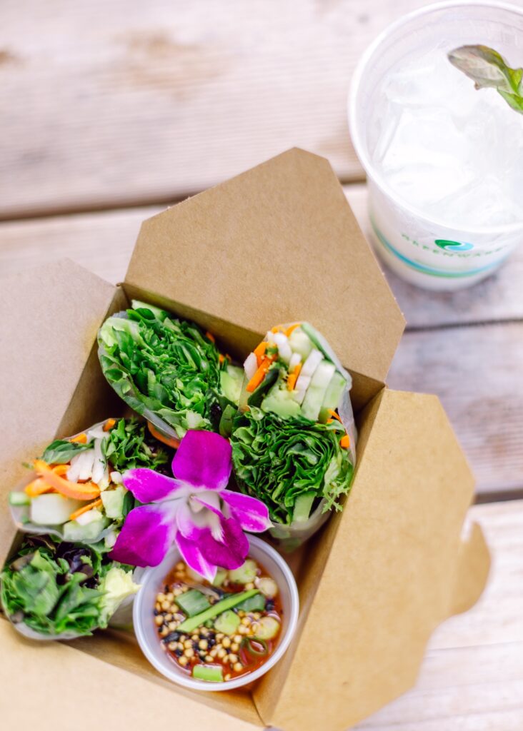 maui ocean vodka menu summer rolls