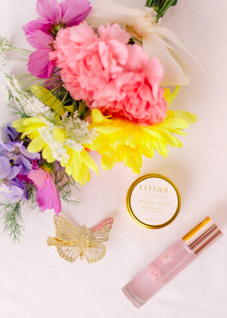 maui guest favors kids birthday natural makeup 